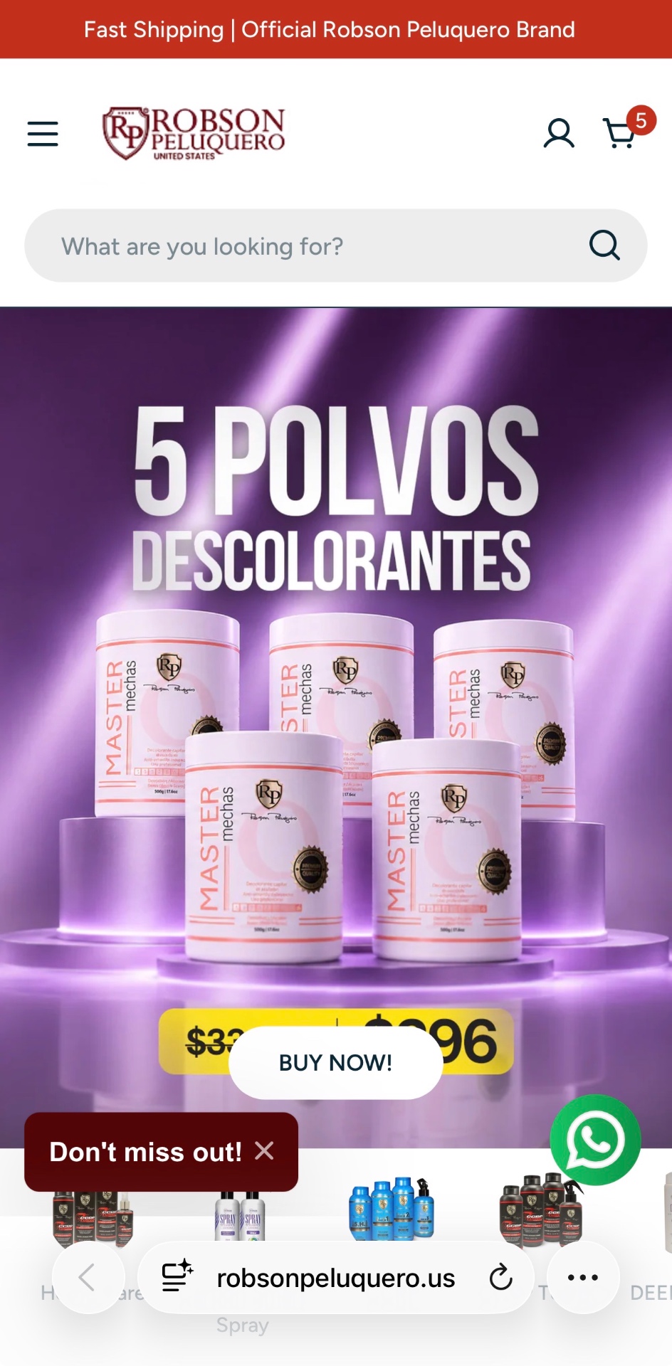 Loja Robson Peluquero USA